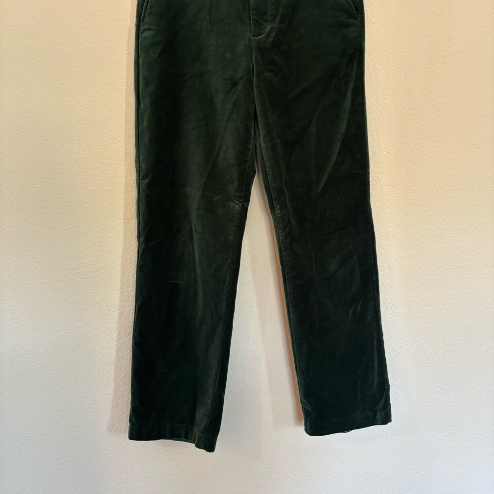 Janie and Jack The Velvet Pant Green Size 12 - Picture 3 of 6